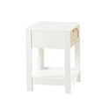 thumbnail image 5 of Aukfa Rattan Nightstand with Drawers for Bedroom - White, 5 of 10