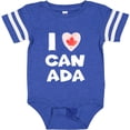 thumbnail image 3 of Inktastic I Love Canada Heart with Maple Leaf Boys or Girls Baby Bodysuit, 3 of 5