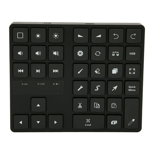 Teclado de dibujo, 35 teclas Teclas del teclado numérico Teclas del teclado numérico Teclado numérico Funciones mejoradas