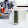 thumbnail image 2 of Sorbus Large File Organizer Stationery File Box Bin with Lid for Binder, Notebook, Hanging Folders, Magazines, and More, 1 Pc, Clear, 2 of 9