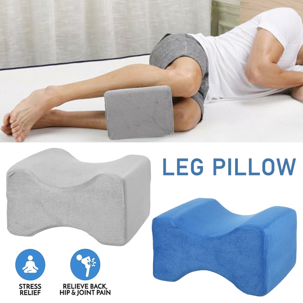 Memory Foam Leg Pillow Orthopedic Firm Back Hips Knee Support Cushion 26*21*15cm