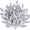 Silver, variant on 20 Pack Artificial Glitter Leaf Ornaments, Christmas Decorative Sticks, Christmas Sprays and Picks for Christmas Tree, Wreath, Vase Fillers for Centerpieces, Home Décor(Gold)