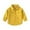 Yellow, variant on Toddler Kids Long Sleeve Button - Down T-Shirt Spring Fall Shirt & School Style Top For School Formal Casual Outfit,Size:5-6 Years