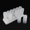 thumbnail image 4 of 12pcs Rechargeable LED Electronic Candle Light Flameless Light LED Pillar Real Flickering Candles, 4 of 9