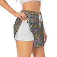 thumbnail image 2 of Haiem Modern Excavator Women's 2 in 1 Running Shorts - Lightweight Athletic Workout Gym Yoga Breathable Sports Shorts Liner with Phone Pockets-X-Large, 2 of 9