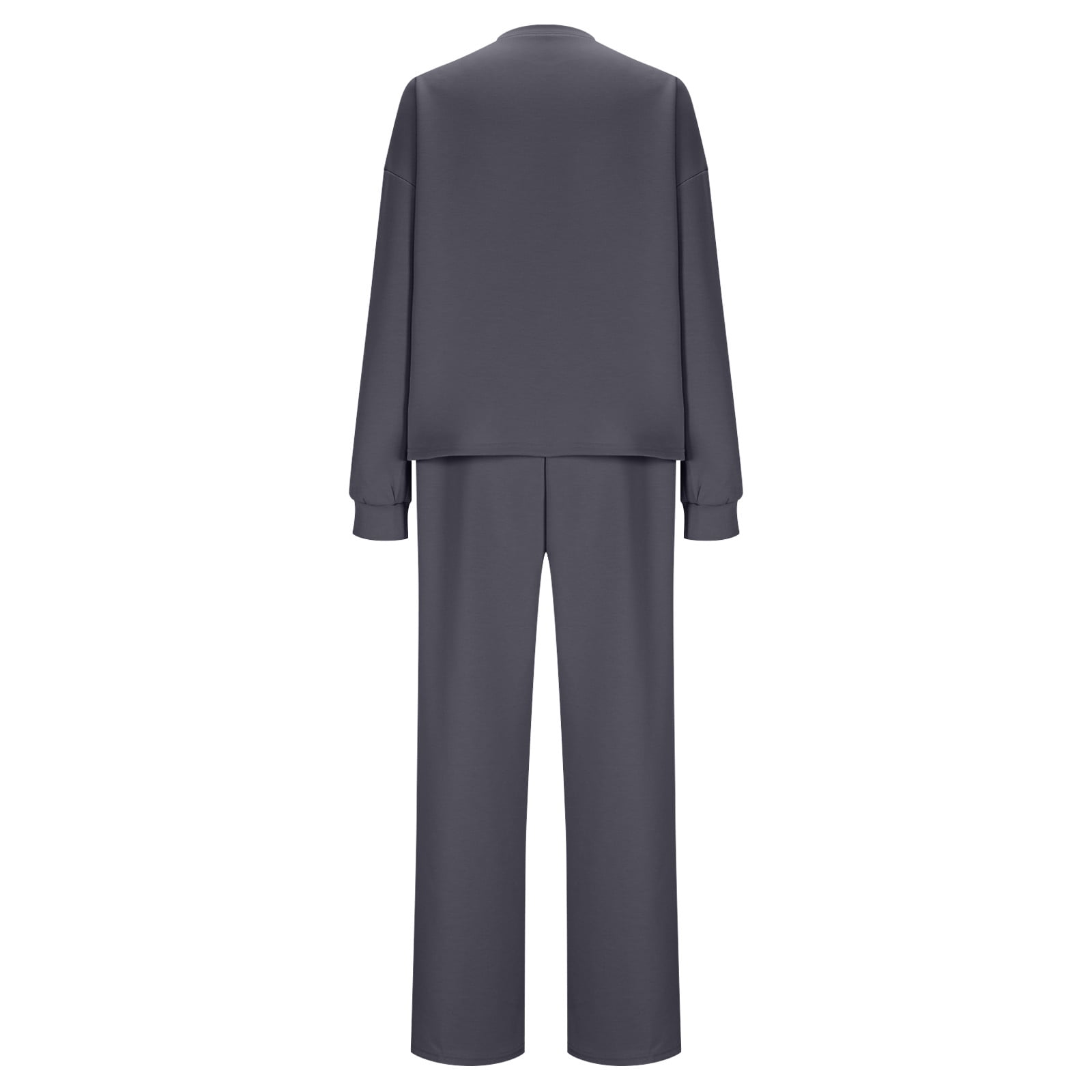 thumbnail image 2 of Aifer Womens Long Sleeve Shirts Crew Neck Casual Tops Fashion Loose Fit 2 of 11