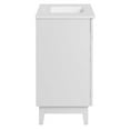 thumbnail image 3 of Sink Vanity Cabinet, White, Melamine Wood , Hotel Bedroom Bathroom, Modern Contemporary HB36121, 3 of 11