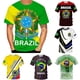 thumbnail image 4 of Camiseta con gráfico de la bandera de Brasil para hombre, ropa con estampado 3D, camiseta de fútbol de Brasil, camisetas de gimnasio, ropa de calle, camisetas de club de fútbol, 4 of 5