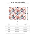 thumbnail image 5 of Naloa Koi Fish And Corals Flannel Blankets - Thick and Warm Blanket for Winter, Soft Fuzzy Plush King Blanket for All Seasons60"x50", 5 of 6