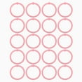 thumbnail image 3 of Plastic Binder  Cards Flexible Documents Buckle Book Rings Loose Leaf Single Rings, 3 of 8