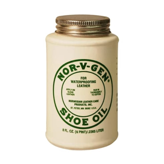 NOR-V-GEN Aceite acondicionador para todo cuero nutre el agua y protege todos los artículos de cuero - Tratamiento para zapatos y productos de cuero 8oz