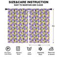 thumbnail image 2 of Blackout Kids Curtains,Pioneer Flower Floral Print Pattern Childrens Insulated Curtains Set Of 2,Bedroom Essentials,Toddler Room Decor 52"x84", 2 of 5