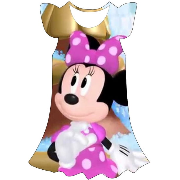 2023 año Minnie Mini vestido niñas vestido para bebés niños Cosplay fiesta vestir 1-10 años niños cumpleaños princesa disfraz 7T Gao Jinjia LED