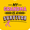 thumbnail image 4 of Inktastic My Grandma is a Survivor Breast Cancer Awareness Boys or Girls Baby Bib, 4 of 4
