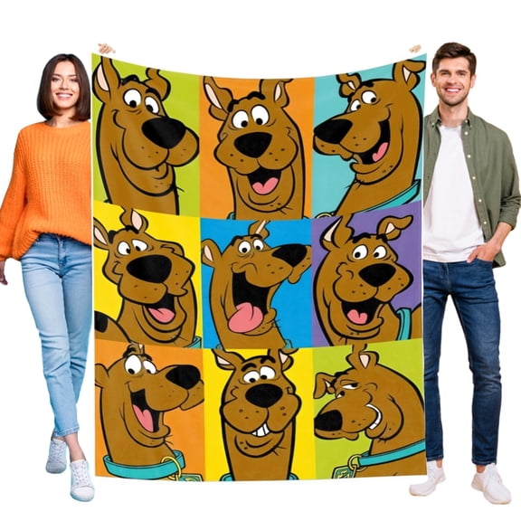 GYLJY25 Scooby Flannel Throw Blanket 30"x40" Soft Warm Home Couch Decor Gift