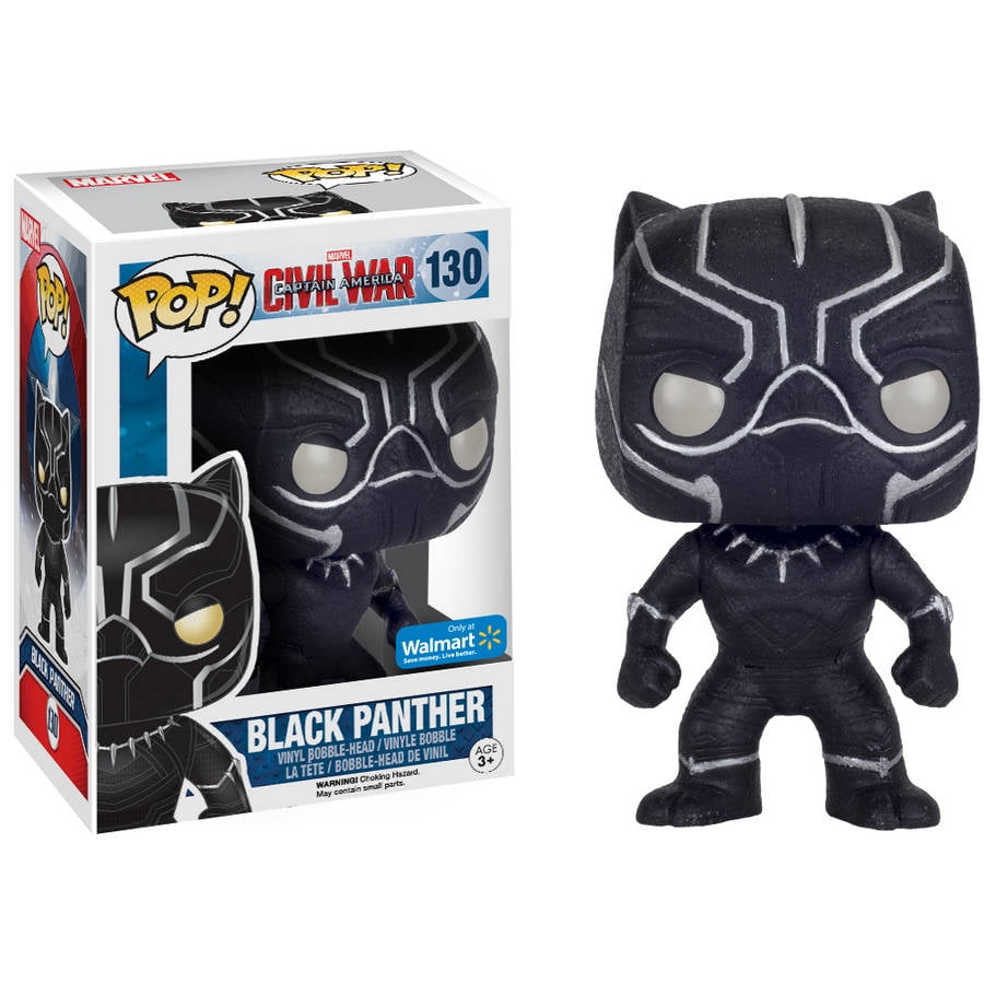 Funko POP Marvel: Captain America 3: Civil War, Black Panther (Onyx) Walmart Exclusive