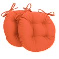 thumbnail image 1 of Coussins de Chaise Ronds en Sergé Uni 16 Pouces (Ensemble de 2), 1 of 2