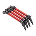 thumbnail image 2 of RC Drive Shaft, Easy To Disassemble RC Front Rear Drive Shaft Efficient Drivetrain Wear Resistant With Screw For RC Accessories Red, 2 of 8