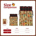 thumbnail image 3 of Wukai Dancing African Women Print Christmas Burlap Bags,Drawstring Christmas Burlap Goody Gift Candy Bags Xmas Burlap Treat Bags for Candy Wrapper Xmas Party Favors-Black, 3 of 8