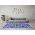 thumbnail image 3 of Ahgly Company Indoor Rectangle Oriental Blue Industrial Area Rugs, 7' x 9', 3 of 4