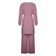 thumbnail image 5 of Traje informal suelto liso para mujer, Top de manga larga con cuello redondo y pantalones largos, traje de manga larga con cuello redondo/camisa, traje Pompotops  qwe23772, 5 of 9