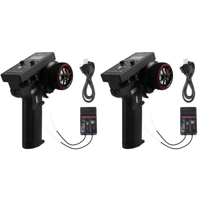 2X Transmisor de Control Remoto Receptor Giroscópico para Autos, Barcos y Tanques RC - Modelos CT-6B Control Remoto para Barcos Control Remoto