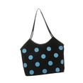 thumbnail image 2 of Bolso de viaje moderno con asa, estilo hobo, ideal para viajes y fines de semana. Negro, 2 of 8