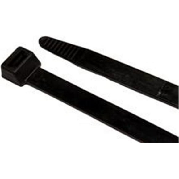 Morris Products 20272 Serrures de Câble en Nylon Noir Ultraviolet 120Lb Pack de 100