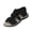 Black, variant on Women's Adjustable Athletic Sandals, Barefoot Sandals for Men & Women, Minimalist Walking Shoes With Arch Support, Zero-Drop Sole, Lightweight Flexible Summer Daily Footwear, Black 5.5