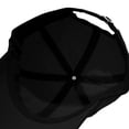 thumbnail image 5 of Lumistal Unisex Baseball Cap Solid Color Plain Sports Hat Adjustable Sun Hat for Men And Women Baseball Visor Cap Hiking Fishing Outdoor Activities Black One Size, 5 of 6