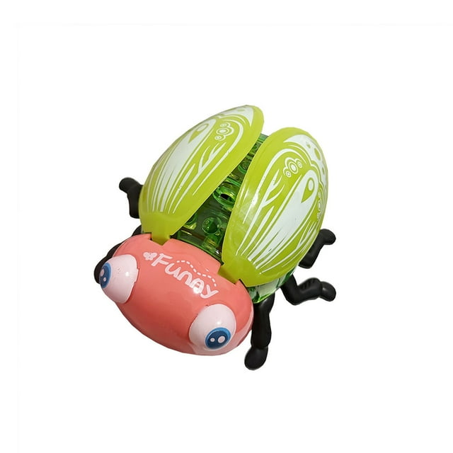 Music and Light-Up Insect Pull Toy, Crawling Simulation for Toddlers and Parent-Child Interaction