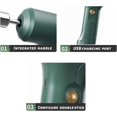 thumbnail image 5 of Batidora de mano eléctrica portátil inalámbrica BR Batidora de huevos recargable por USB Rojo Verde, 5 of 5