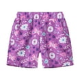 thumbnail image 2 of Generic Toddler Boys Girls Summer Leisure Vacation Cute Printing Beach Pants Fashion Sports Shorts for Home Holiday Party Leisure （6-7 Years Purple）, 2 of 7