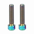 thumbnail image 2 of Pernos De Tornillo De Aleación De Titanio M6 X 25 Mm, Alta Precisión Para Pinza De Freno De Disco De Bicicleta 3 Colores Opcionales Con Caja De Almacenamiento, 2 of 7