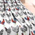 thumbnail image 3 of White Chicken Folk Pattern Blanket,Comfortable Soft Flannel Throw Blanket,All Season,Warm Lightweight Blankets for Sofa Bed Couch Living Room Chair,60"x80", 3 of 4