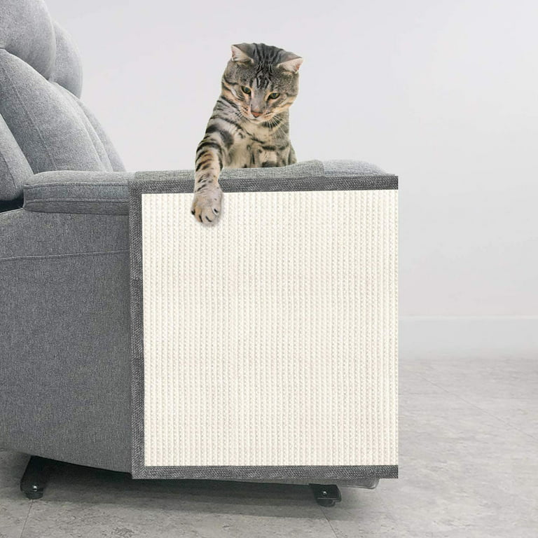 Travelwant Cat Scratch Pad Non Scratch Pads Couch Corner Kitty Scratching  Bed Post Tree Ramp Cardboard Replacement, Sisal Thin Scratcher Mat with  Velcro Pins Protecting Furniture Sofa Chair Desk 