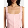 thumbnail image 4 of Madden NYC Women's Eyelet Corset Top, Sizes XXS-XXL, 4 of 5