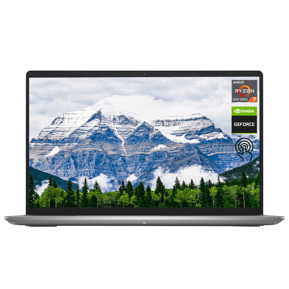 Dell Inspiron Laptop, 15.6" FHD Touchscreen, AMD Ryzen 7 5825U, GeForce MX550, 16GB RAM, 512GB SSD, HDMI, SD Card Reader, FP Reader, Wi-Fi 6, Windows 11 Home