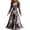 2Purple, variant on Xijirk Women Square Neck Long Sleeve A Line Maxi Dress with Full Skeleton and Rose Print for Halloween Goth Costume Medieval Party Evening Wear
