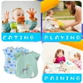 thumbnail image 5 of Kids Sleeved Smock Waterproof Smock Apron for Feeding Painting, 5 of 5