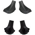 thumbnail image 1 of Four Pack of Extra Durable Rubber Replacement Tips (Replacement Feet/Paws/Ferrules/Caps) for Trekking Poles - Fits All Standard Hiking and Walking Poles (Round (2) & Medium Tapered (2), 4 Pack), 1 of 4