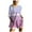 Purple, variant on Wyzesi Maternity Jumpsuit Shorts for Women Women's Stylish Striped Print Casual Short Sleeve Crew Neck Pocket Shorts Romper Jumpsuits for Women Denim Black Womens Jumpsuits Dressy