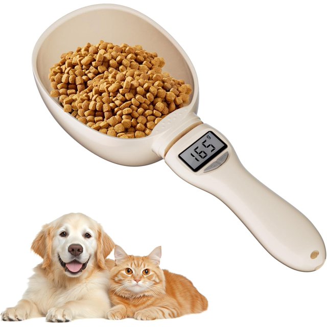 B-Qtech Cuchara Báscula Digital de Cocina, Cuchara Medidora Electrónica con Mango Desmontable y Pantalla LCD, Ideal para Comida de Mascotas, Leche en Polvo e Ingredientes