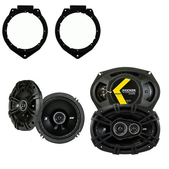 Fit Pontiac G6 2009-2009 Factory Speaker Replacement Kicker DSC65 DSC693 Package
