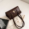 thumbnail image 2 of Bolso Tipo Cartera Con Solapa para Mujer Bolso Con Doble Asa para Las Axilas Bolso para Ir Al (café), 2 of 9