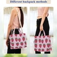 thumbnail image 4 of FORMRS Womens Corduroy Tote Bag Crossbody Shoulder Handbag with Pocket, Cartoon Strawberry, 4 of 7
