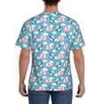 thumbnail image 2 of Naloa Panda Flying in the Sky Men's T-Shirt Sport T-shirt Men's Basic Tee Casual Men's Shirt, Round Neck, Short Sleeves - 3X-Large, 2 of 5