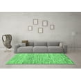 thumbnail image 3 of Ahgly Company Indoor Rectangle Oriental Emerald Green Modern Area Rugs, 4' x 6', 3 of 4