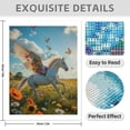 thumbnail image 3 of Diamond Art Kits for Adults - 5d Meadow Flowers Butterflies Diamond Painting for Adults, Diamond Art for Adults Beginners, Diamond Painting Kits for Adults for Home Wall Decor, 3 of 7