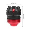 thumbnail image 2 of WRITWAA 4Pcs Red Motorcycle Frame Sliders Easy Install Front Fork Crash Protectors, 2 of 8
